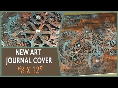 How to: Mixed Media Art Journal Cover