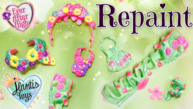 How To: Nina Thumbell Doll Accessory Repaint Tutorial | Ever After High