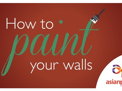How to paint your walls