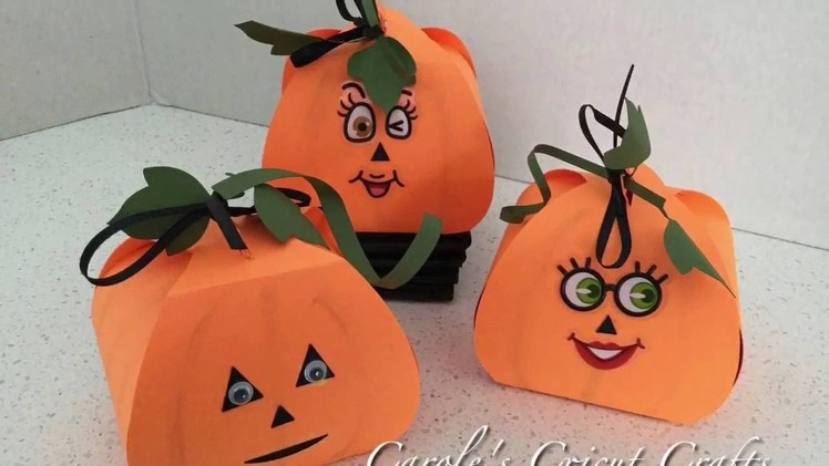'HOW TO' Puffy Pumpkin Treat Boxes