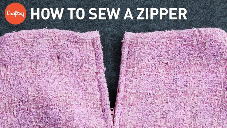 How to sew a zipper step-by-step | Sewing Tutorial with Angela Wolf