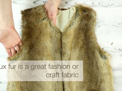 How to Sew with Faux Fur