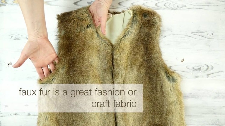 How to Sew with Faux Fur