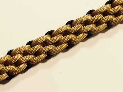 How To Tie A Three Strand Brickwork Braid Paracord Survival Bracelet Without Buckle