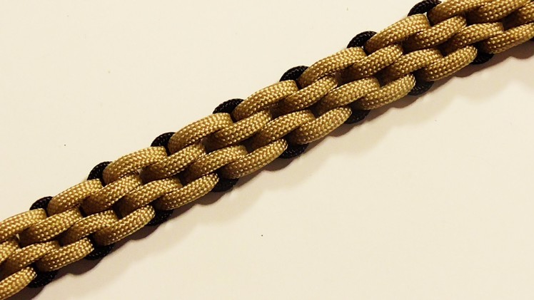 How To Tie A Three Strand Brickwork Braid Paracord Survival Bracelet Without Buckle
