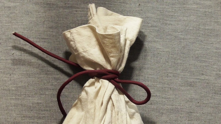 How To Tie Up A Bag With A Slipped Reef Knot