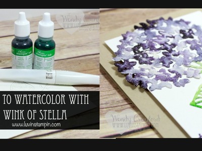 How to Watercolor With Wink Of Stella Pen