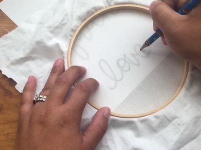 Learn Hand Embroidery: How to Transfer Pattern