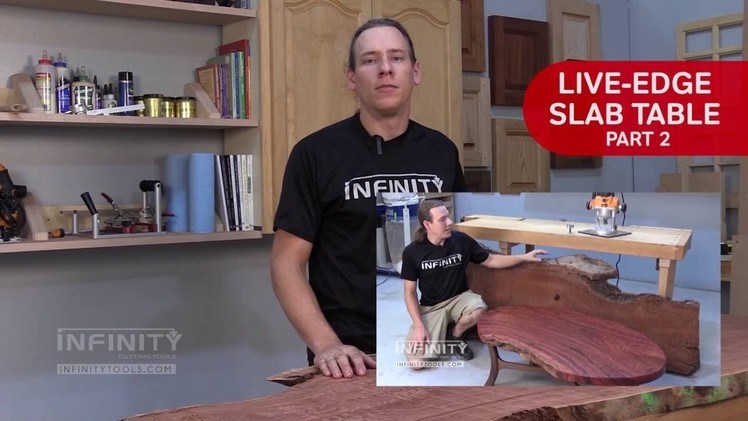 Live-Edge Slab Table Part 2 - How To Make a Beautiful Tabletop