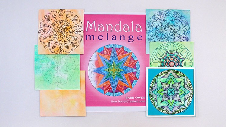 LIVE! How to Create Mandalas for Cards Part1 with Barb Owen - HowToGetCreative.com