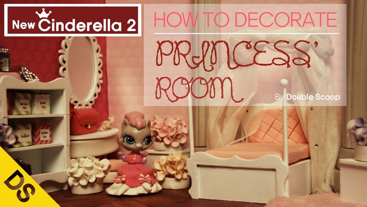 * Miniature TV * LPS Videos :New cinderella 2. How to decorate Princess' room