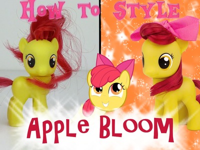 MLP Apple Bloom Hair Styling Tutorial. How to Style My Little Pony  Apple Bloom | MLP Fever