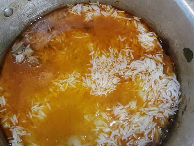 Mutton Biriyani - How to make Mutton Biriyani using pressure cooker- Delicious Desi Food