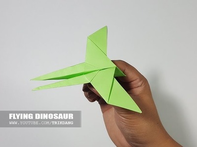 Origami for Kids: How to make a cool Dinosaur Model (Let's practice for the next Paper Plane)