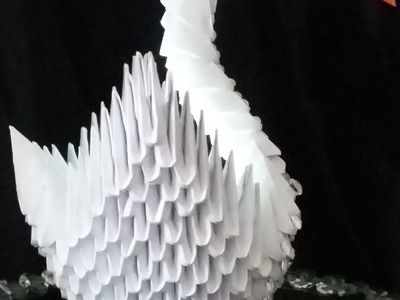 ORIGAMI SWAN - Part1 - How to make the interlocking 3D parts