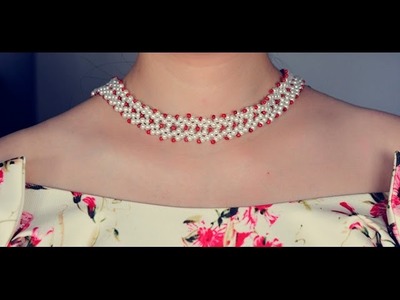 Pandahall Tutorial on How to Make Simple Pearl Beads Choker Necklace for Girls