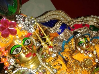Part 2 - How to do shingar of krishna. bal gopal. ladoo gopal. thakurji. kanha ji