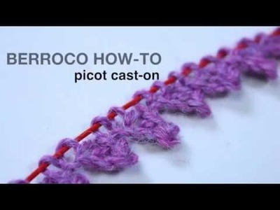 Picot Cast-on Method for Greenwood Shawl Knitting Pattern