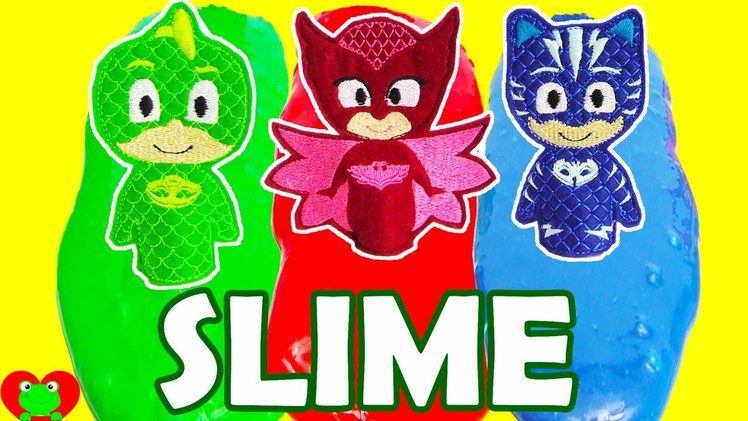PJ Masks SLIME How to Make Colorful Slime