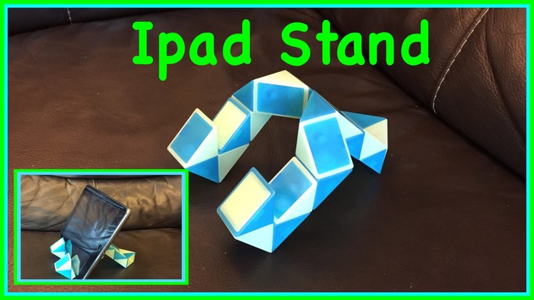 Rubik's Twist or Smiggle Snake Puzzle Tutorial: How to Make an Ipad or iPhone Stand Step by Step