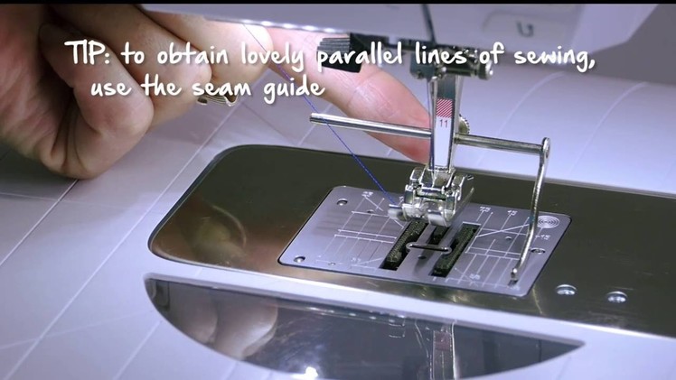 Tutorial: how to create topstitching with the BERNINA cordonnet foot no. 11
