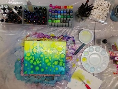 Waiting for Paint to Dry: Learn how to paint with alcohol inks--with supply list!