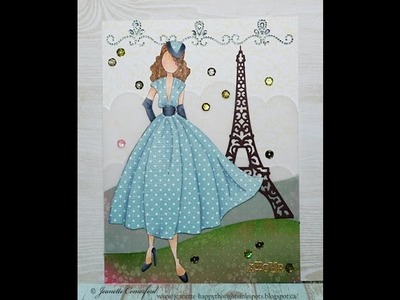 A Paper Doll in Paris | Art Journal Page