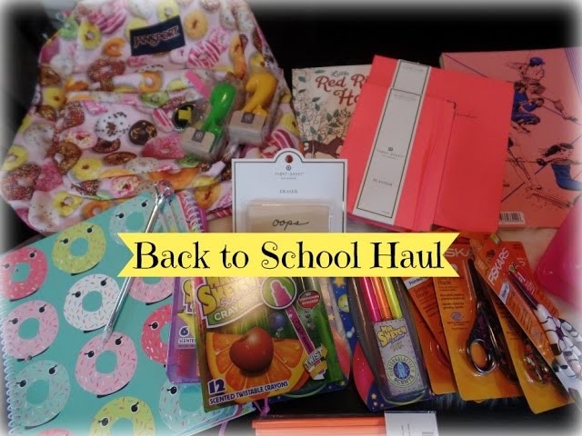 Back To School Supply Haul 2016 - Target, Walmart, Sugar Paper & More
