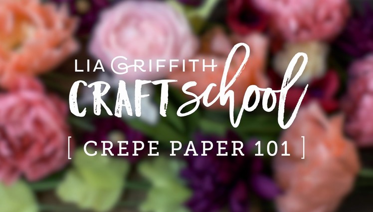 Crepe Paper Flowers 101 (part 1)