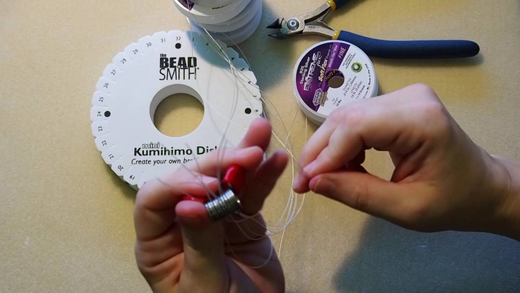 DIY Episode 10: Use Soft Flex® Beading Wire On A Kumihimo Disk To Make Jewelry