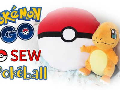 DIY Pokemon GO Pokeball Pillow (NO SEW) | Room Decor