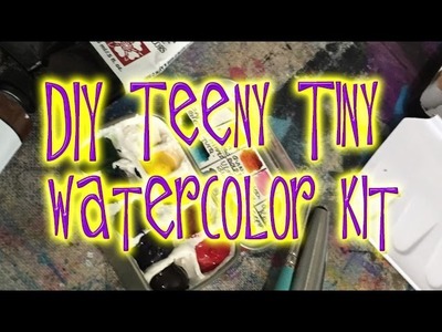 DIY Teeny Tiny Watercolor Set