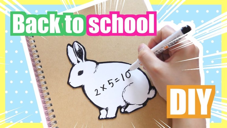 DIY White board notebook | Back to School
