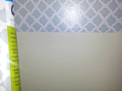 Dollar tree diy contact paper wall covering.