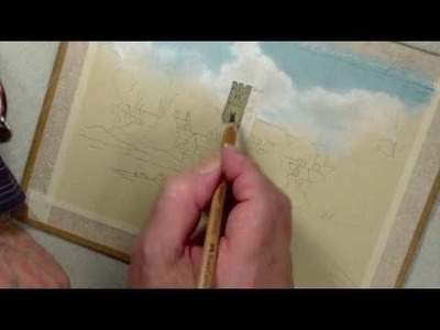 Draw a Church | How To Use Pastel Pencils