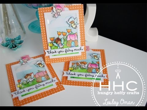 Fairy Teacher Cards- with gift card- Lawn Fawn, HoneyBeeStamps, Paper Smooches