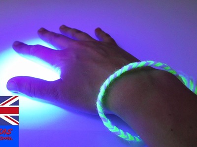 Glow in the dark fish tail bracelet! | How to make a friendship bracelet