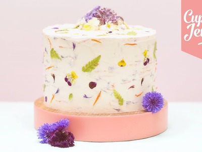GROWWILD! How to use Real Edible Flowers to Decorate your Cakes | Cupcake Jemma