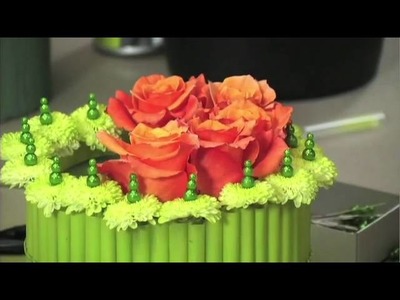 How to Create a Cake out of Flowers!