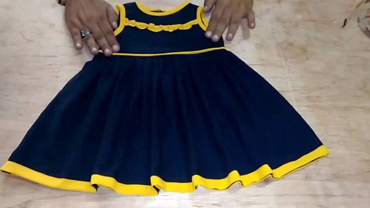 How To Cutting And Sweing Baby Doll Frock