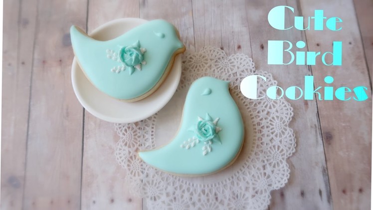 How to decorate bird cookies.My little bakery.