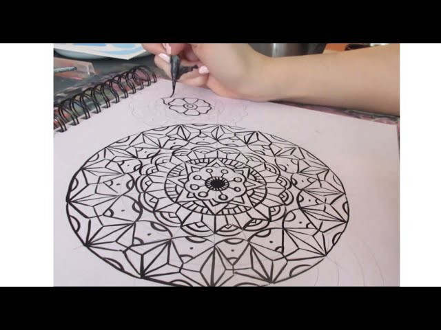 HOW TO DRAW A MANDALA - a simple tutorial for beginners
