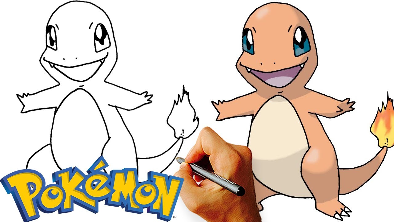 How To Draw Charmander Step By Step (Pokemon)