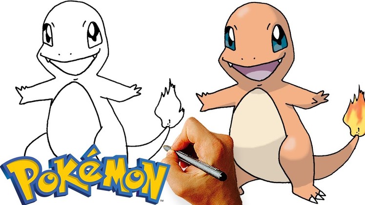 How to Draw Charmander Step by Step (Pokemon)