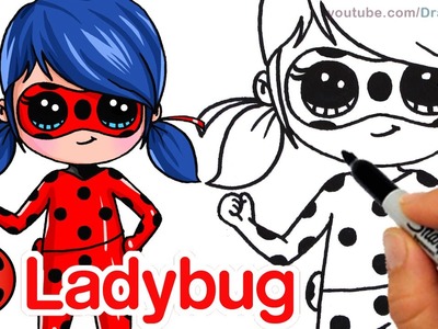 How to Draw Miraculous Ladybug step by step Chibi