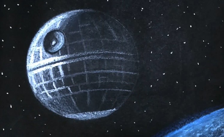 How to Draw the Death Star from Star Wars