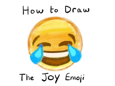 How to Draw the Joy Emoji 