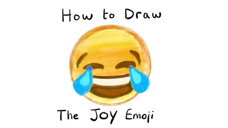 How to Draw the Joy Emoji 