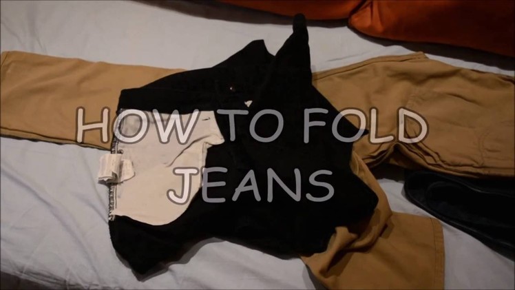 How to Fold Jeans in Under 1 Second