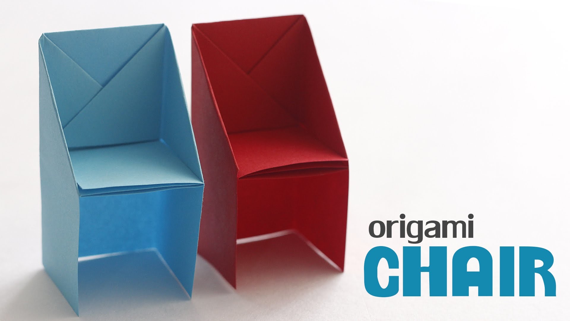 оригами мебель из бумаги для детей